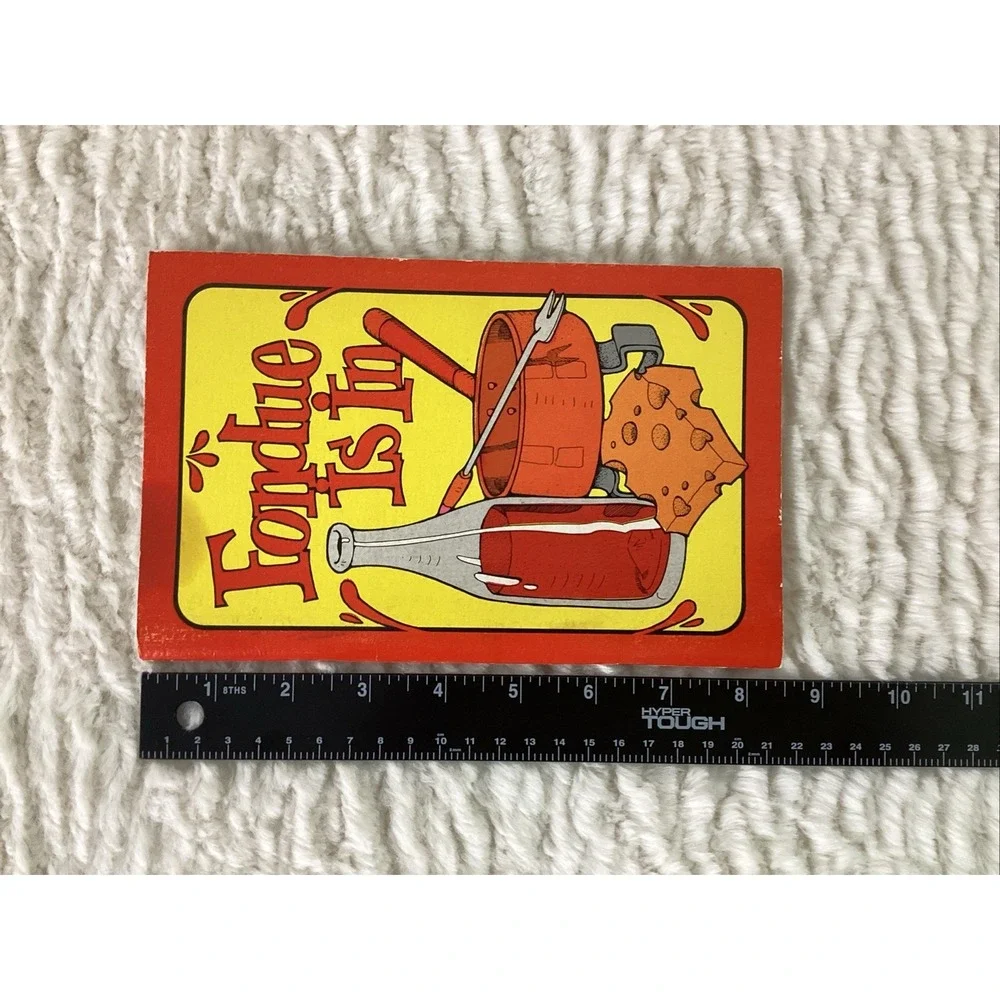 VTG Joys Of Jell-O & Fondue Is In Cookbooks Softcover 1960s 1970s Cool Retro